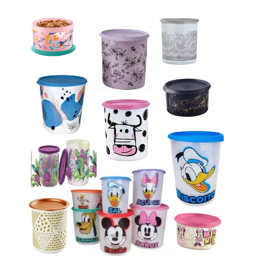 Tupperware Linha Super instantânea (modelos e tamanhos variados)