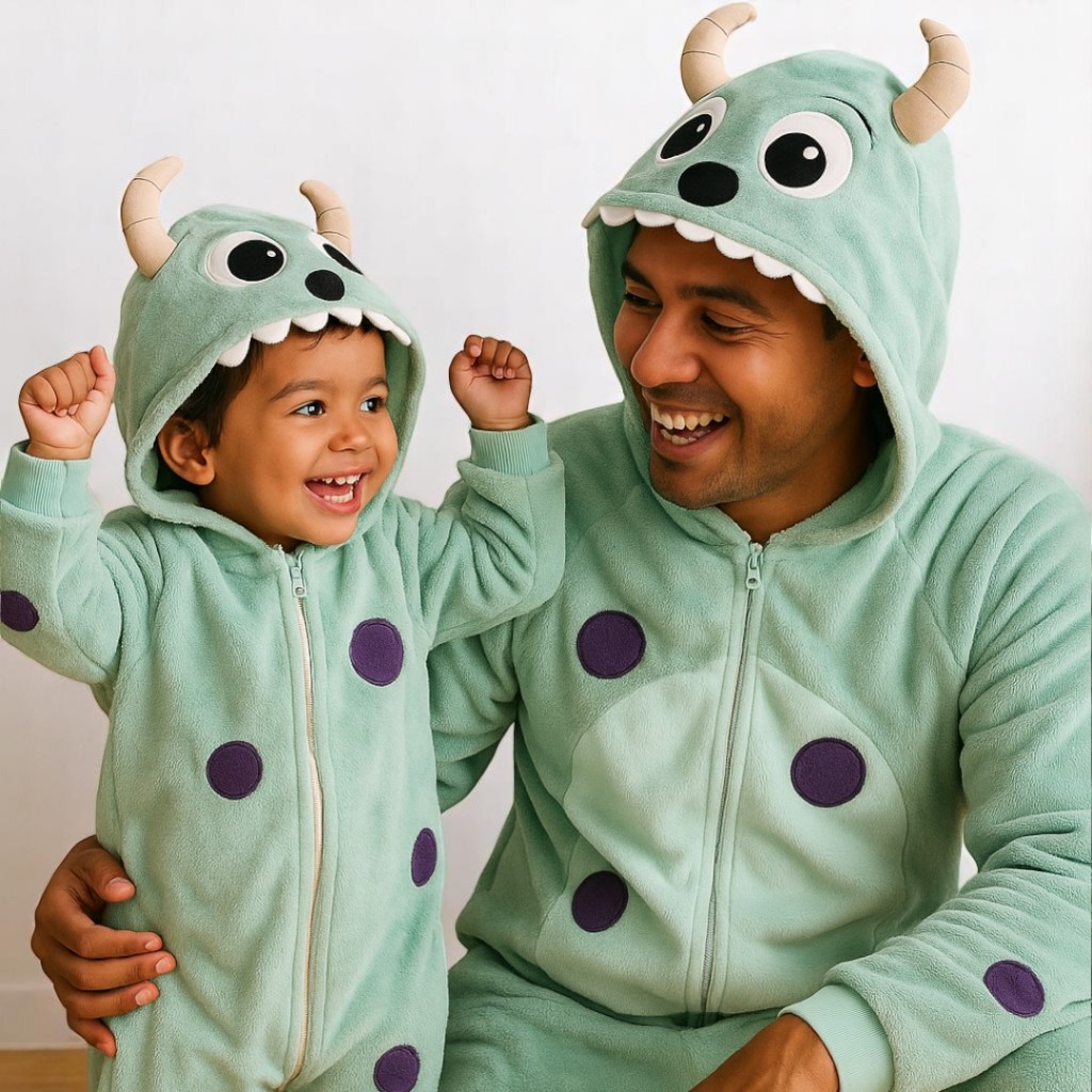 Macacão Sullivan Fantasia Monstros SA Plush Cosplay inverno Pijama Fleece Kigurumi Infantil e Adulto