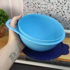 Tupperware Mini Criativa 1,4 litros Azul Claro Tampa Azul Escuro 👀💯