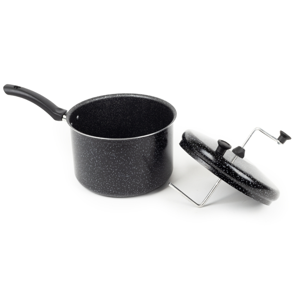 Pipoqueira Antiaderente 20Cm 4L Preto Nacional em Oferta na Shopee