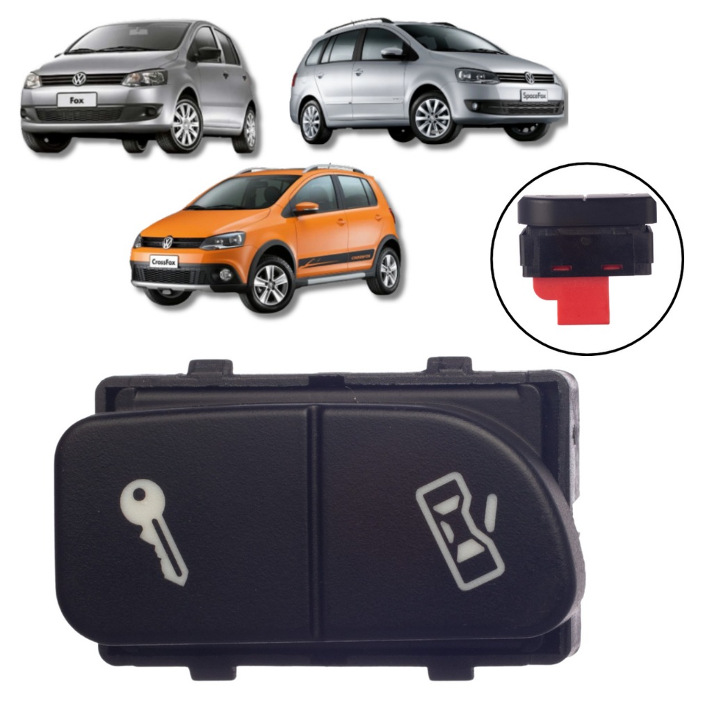 BOTÃO INTERRUPTOR TRAVA ELÉTRICA VW FOX 2006/2009 POLO SPACEFOX em Oferta na Shopee