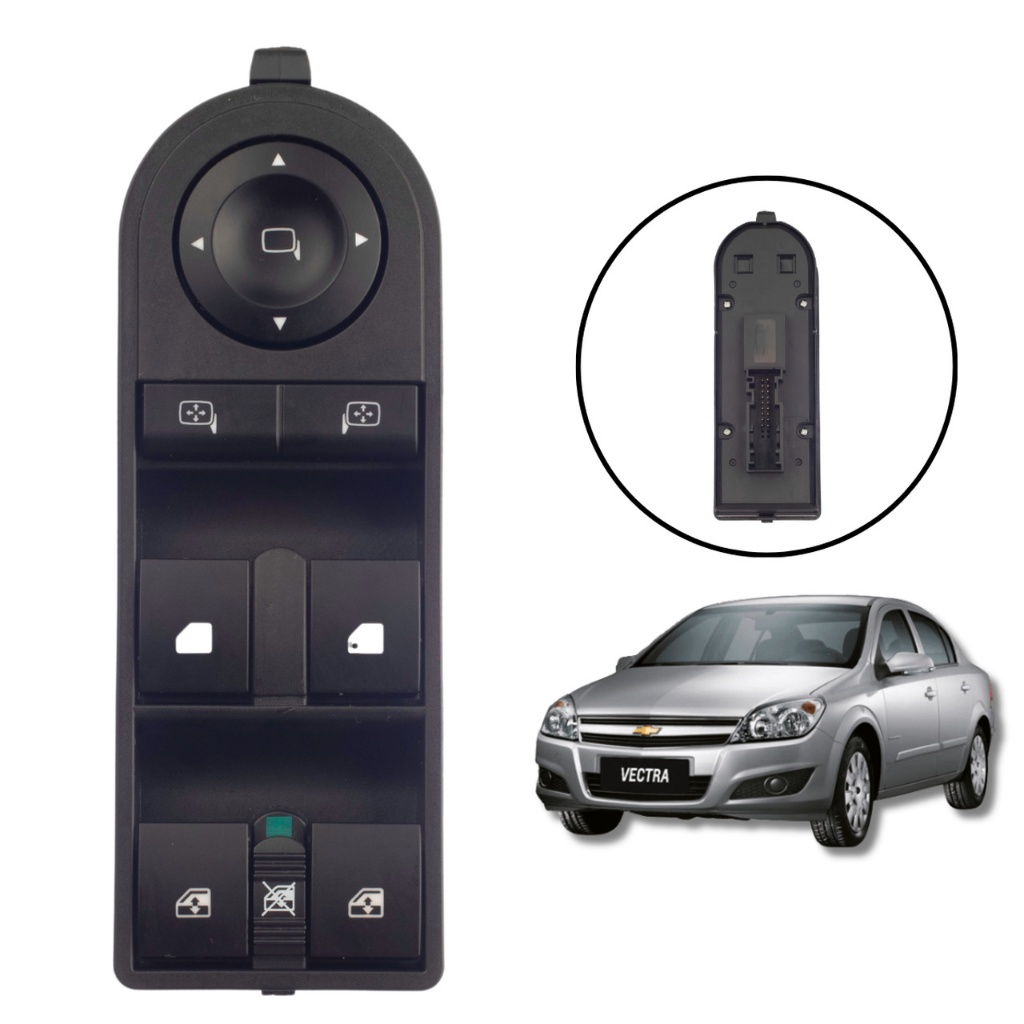 BOTÃO INTERRUPTOR VIDRO ELÉTRICO GM VECTRA 2007/2011 em Oferta na Shopee