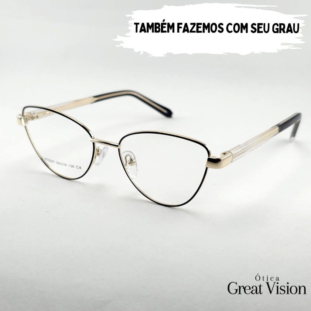 Armação Preta com Dourado: Onde Comprar | BuscaProdutos