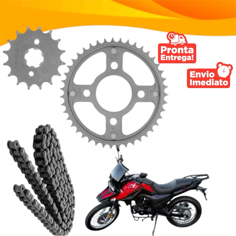 Relação Transmissão Shineray Shi 175 Shi175 em Oferta na Shopee