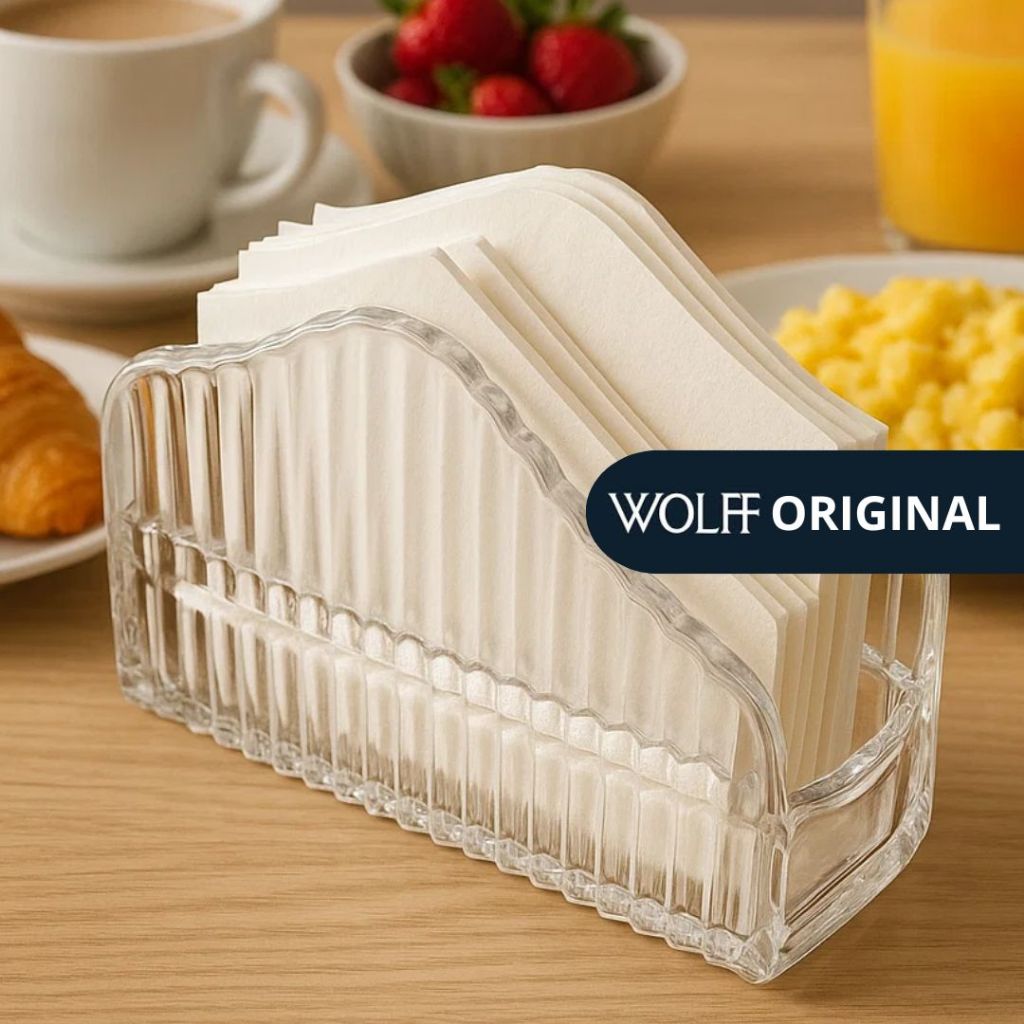 Porta Guardanapo de Cristal Imperatriz 13,5cm - Wolff Original