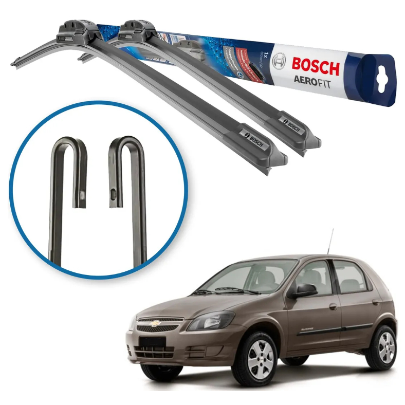 Par Palheta Aerofit ORIGINAL Bosch Chevrolet Celta 2000 À 2015 em Oferta na Shopee