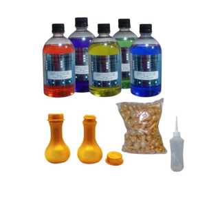 kit Com 5 Óleos Para Unção 500 Ml + 100 Botijas + Brinde Dosador 120ml em Oferta na Shopee