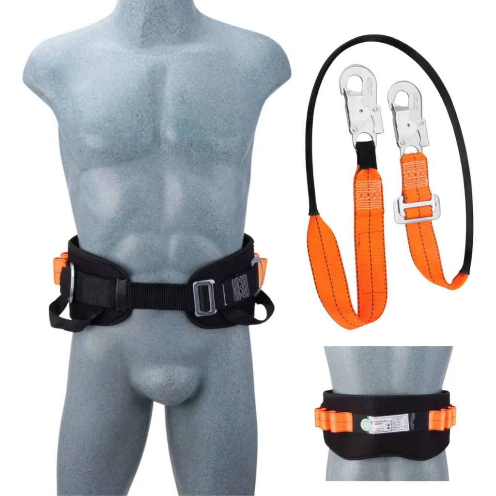 Cinto De Segurança Posicionamento Abdominal + Talabarte Ideal Para Poste Altura Torre Epi