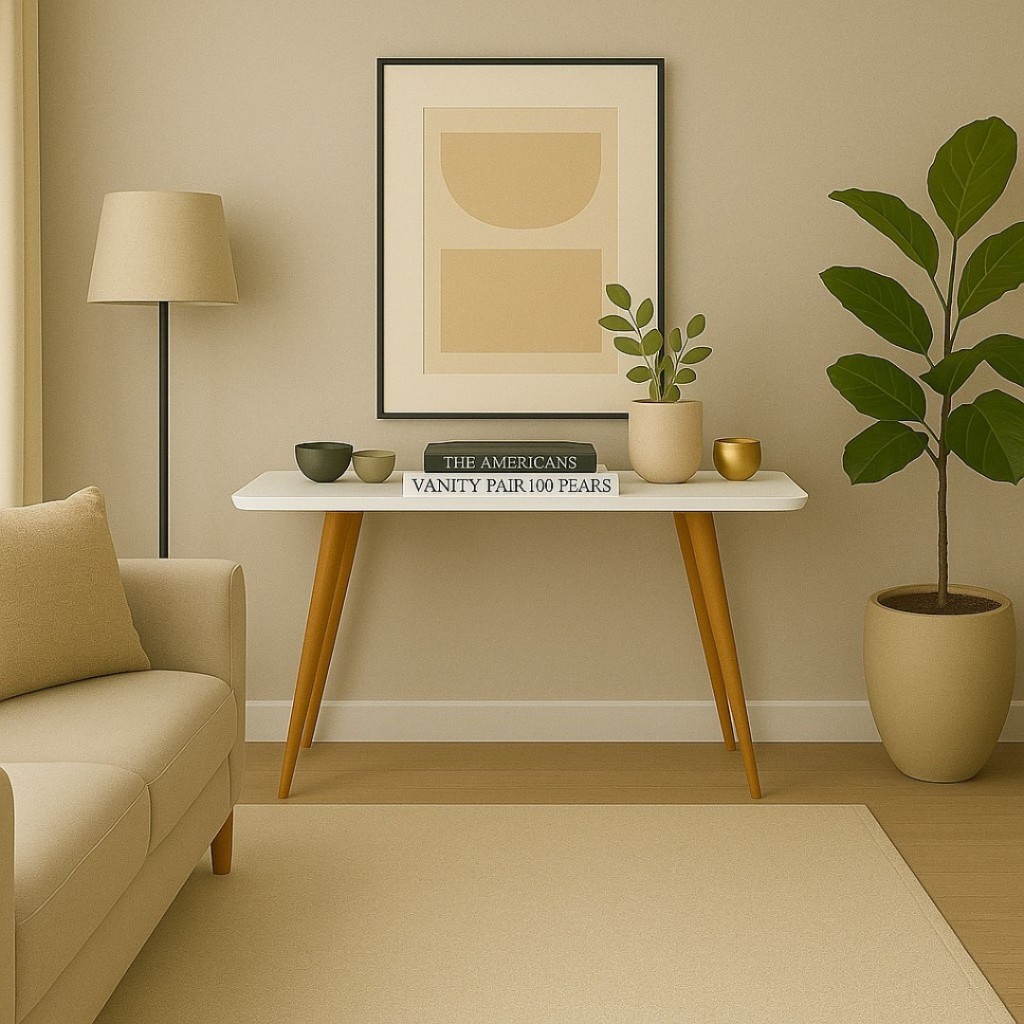 Aparador Clássico Pés em Madeira Maciça Tampo Laqueado Pronta Entrega em Oferta na Shopee