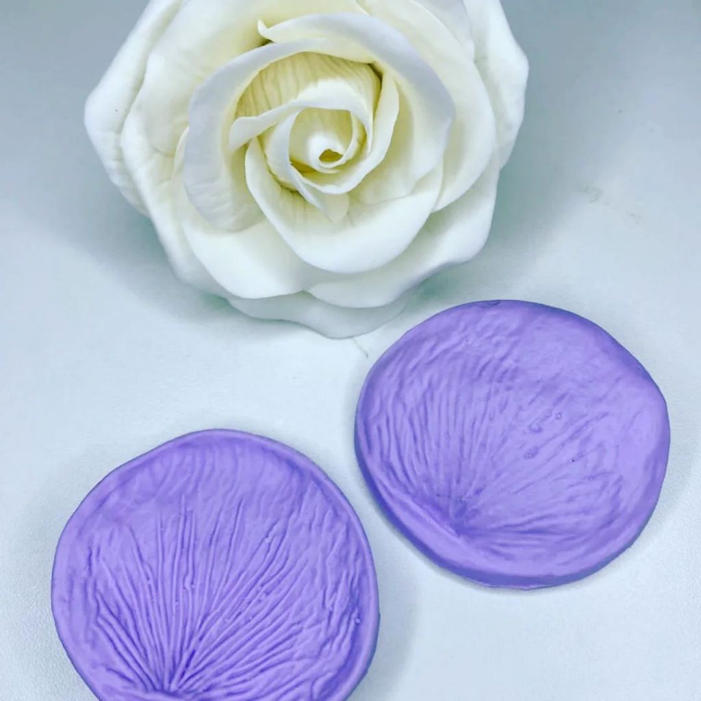 Molde silicone frisador da flor de ervilha e pétala da rosa