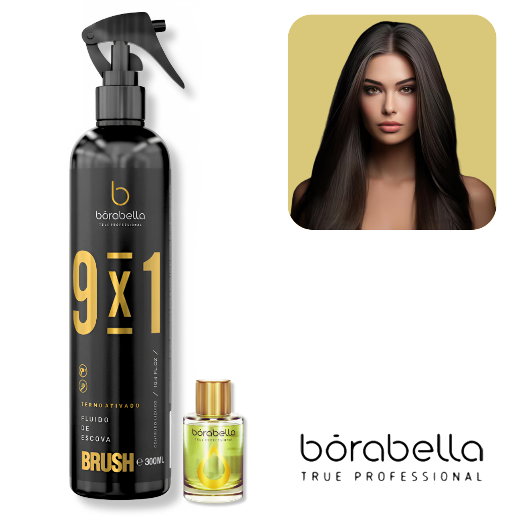 Fluído finalizador de Escova Brush 9x1 Borabella - 300ml em Oferta na Shopee