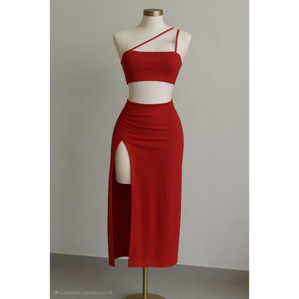 Conjunto Longo Cropped Costa Nua e Trançado Suplex ( Vênus ) em Oferta na Shopee