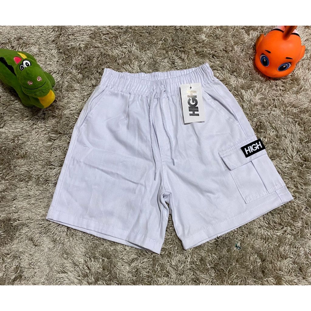 Short bermuda Infantil juvenil Mauricinho Sarja Menino Qualidade Premium BOLSO CARGO