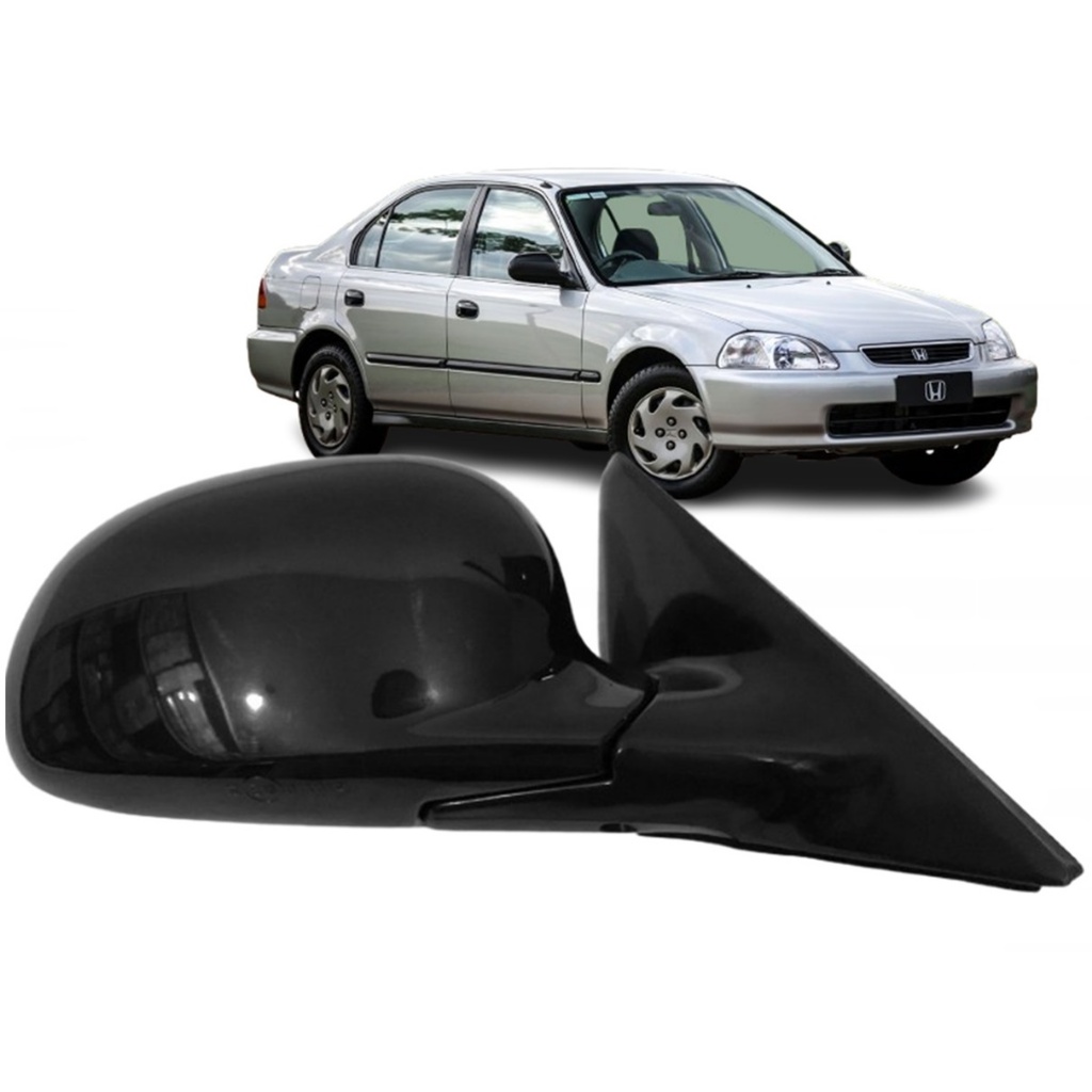 Retrovisor Espelho Honda Civic 96 97 98 99 00 4 Portas Direito Elétrico