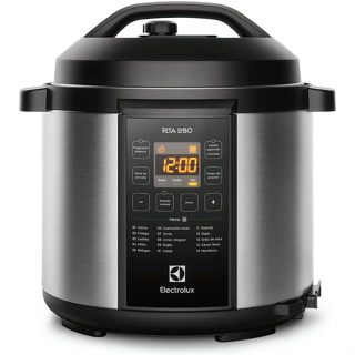 Panela de Pressão Elétrica Electrolux por Rita Lobo 6L Preta Experience Digital PCC20 em Oferta na Shopee