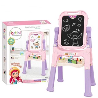 Quadro Lousa Cavalete Simples de Plástico Mesa de Brincar Desenho Infantil Mesa Educativa Menina Menino em Oferta na Shopee