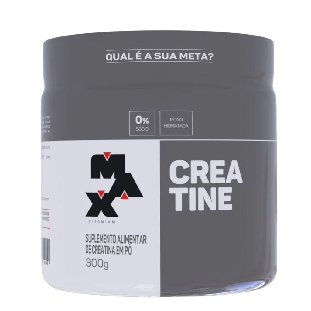 Creatina 100% Pura Monohidratada 300g Max Titanium