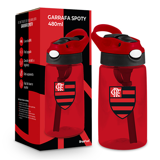 GARRAFA SPOTY 480ML FLAMENGO