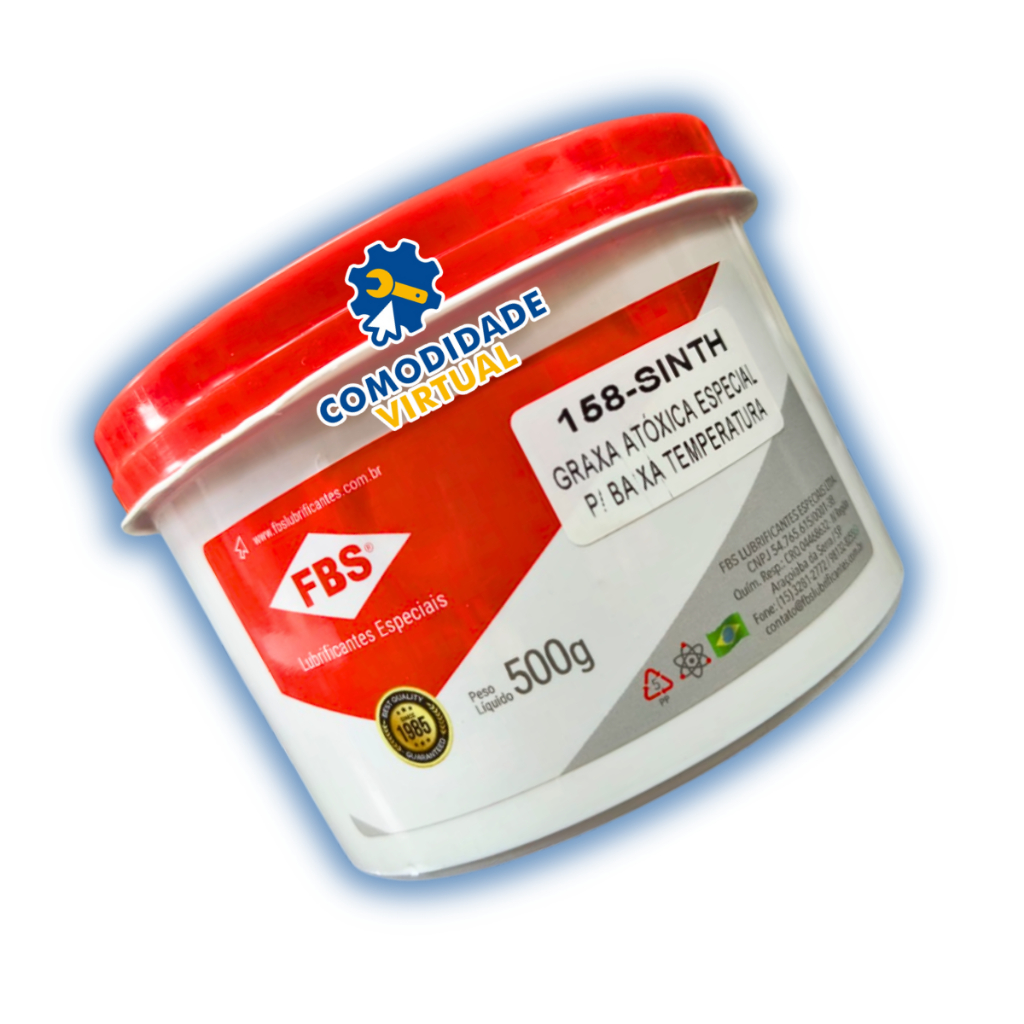 Graxa Branca Atóxica Indústria Alimentícia Para Batedeira Kitchenaid - 158/SINTH 500g