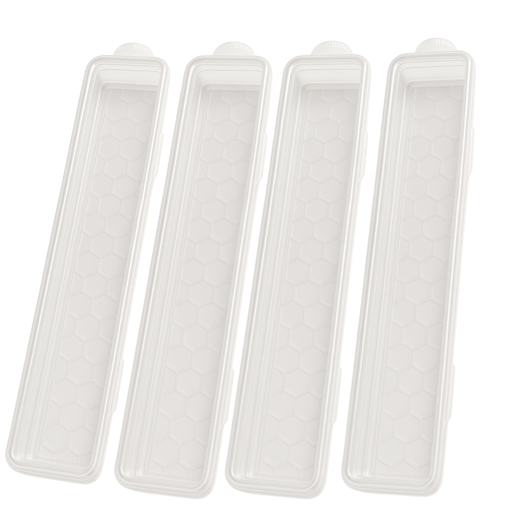 4 Caixas Plásticas Embalagem Estojo Multiuso Organizador 33cm Maquiagem, pinceis, ferramentas