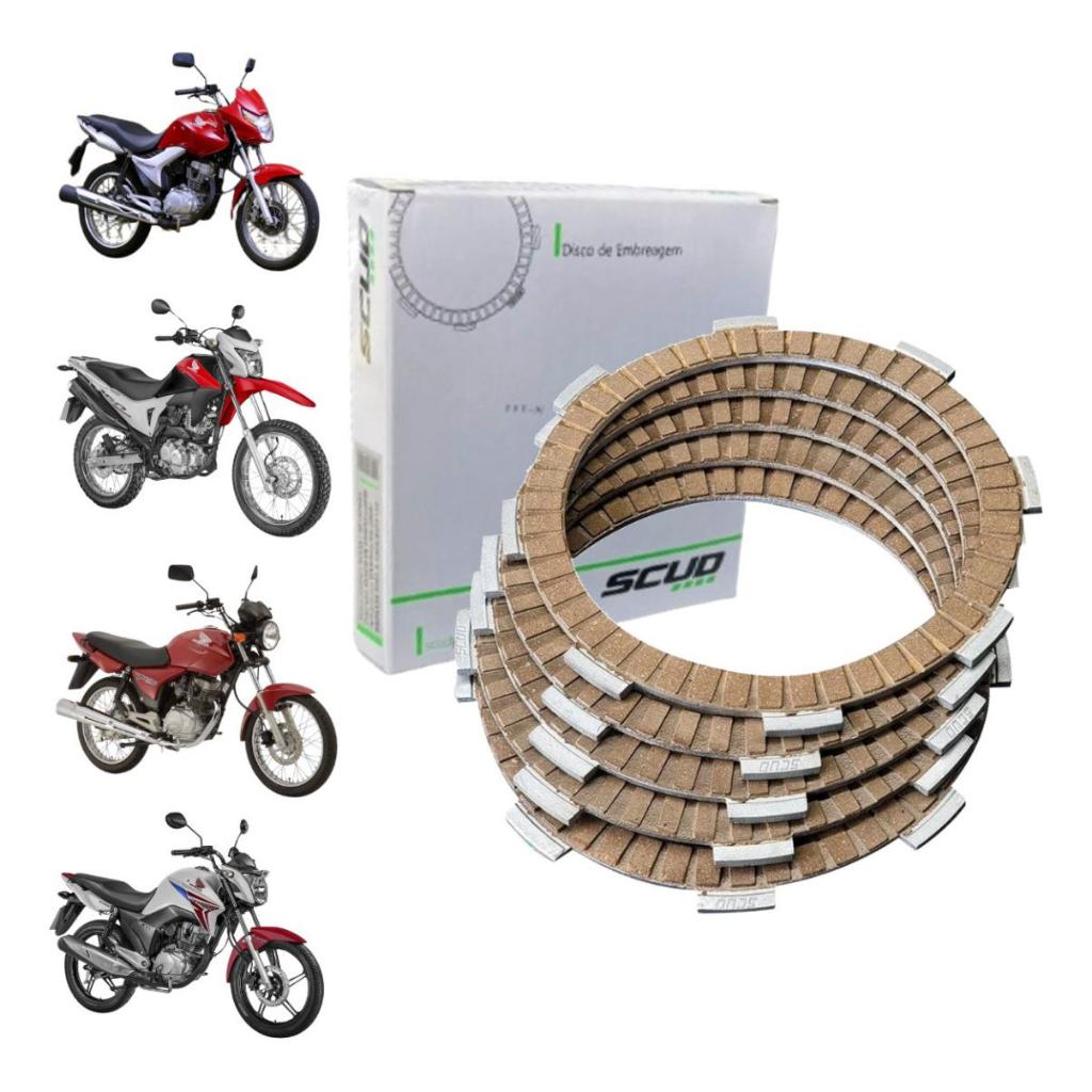 Disco Embreagem Titan 95-04 Fan125 02-08 Bros 125 03-15 Scud