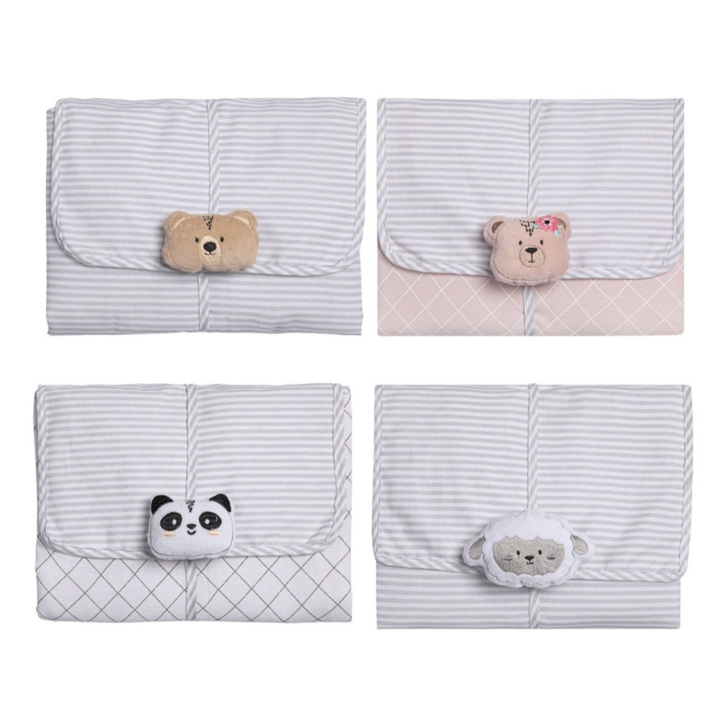 trocador infantil de fralda impermeavel portatil acolchoado macio bebe 66x40cm em Oferta na Shopee