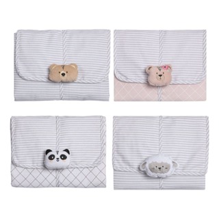 trocador infantil de fralda impermeavel portatil acolchoado macio bebe 66x40cm em Oferta na Shopee