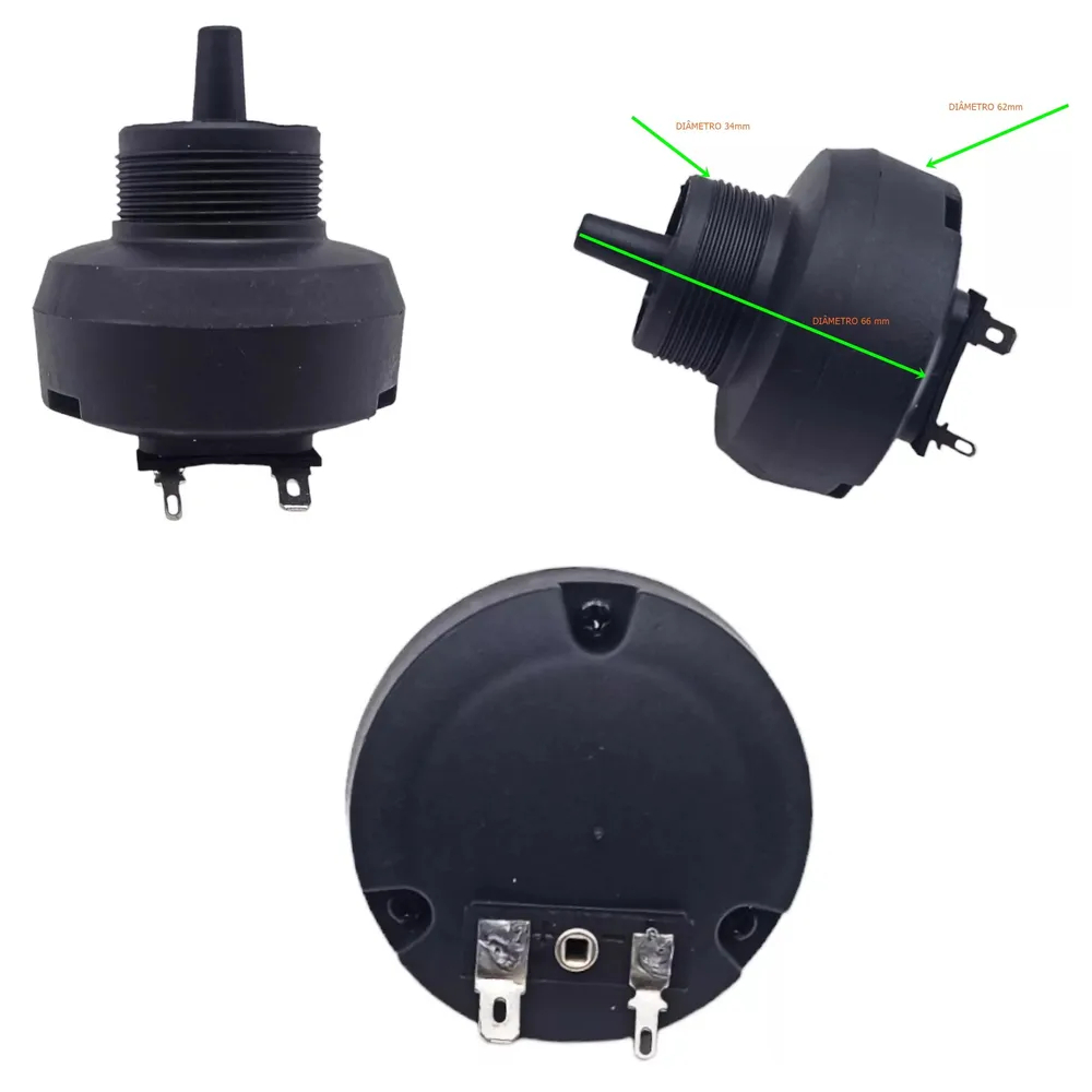 tweeter caixa amplificada amvox com 5 unidades