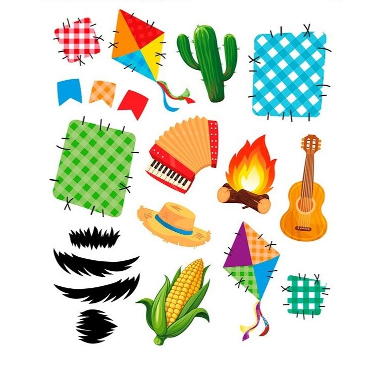 Tatuagens Especiais Festa Junina e São João - Removíveis