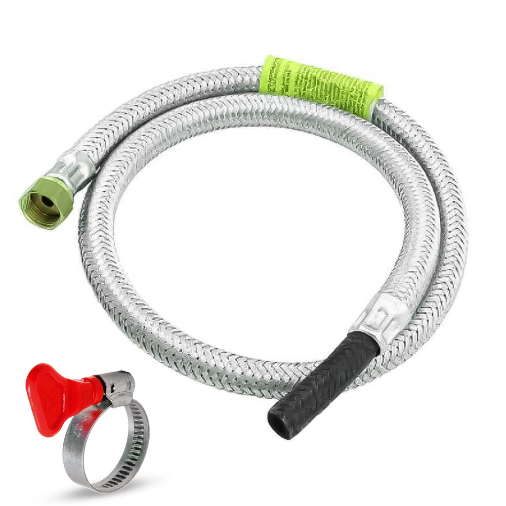 Mangueira Flexível Aço Inox Trançado Ponta X Rosca Femea Para Sistemas Hidráulicos Gás Botijão Fogão em Oferta na Shopee
