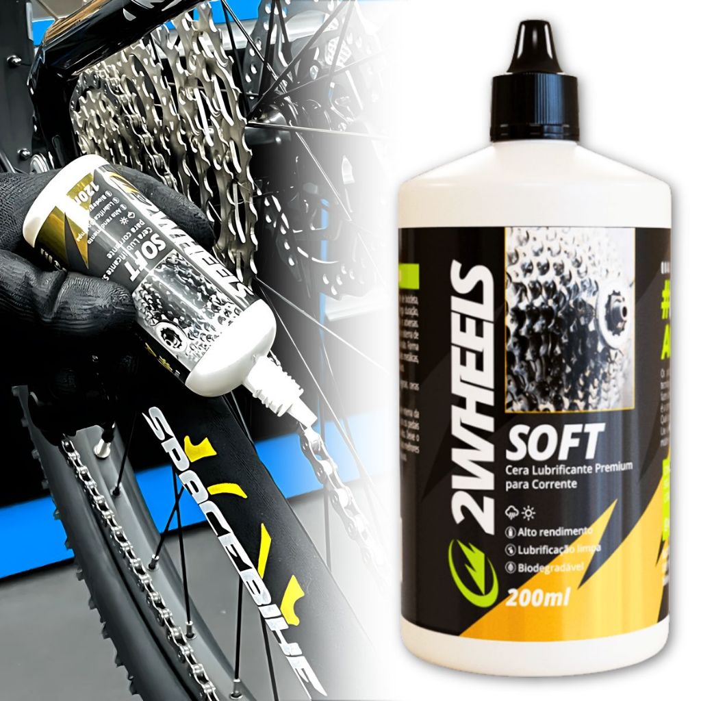 Lubrificante Cera Corrente Bike Soft Alta Performance 200ml