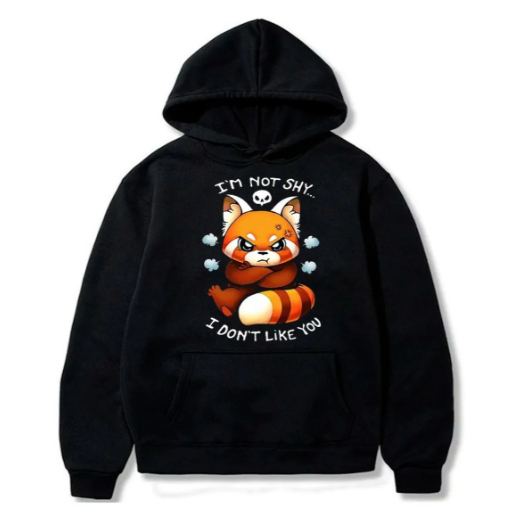 Moletom Masculino Com Capuz Estampa Brava I Dont Like You Tecido Premium 100% Algodão