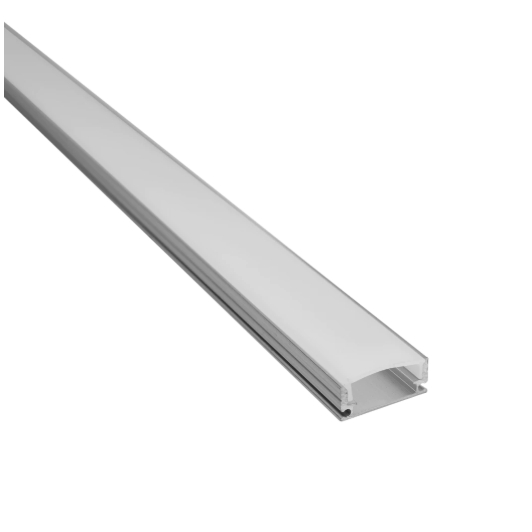 Perfil alumínio Sobrepor Slim P/ Fita Led 1 Metro em Oferta na Shopee