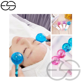 KIT 2 Globos Faciais Para Massagem Esfera 2 Peças Cromoterapia Cristal Anti Aging Profiss…