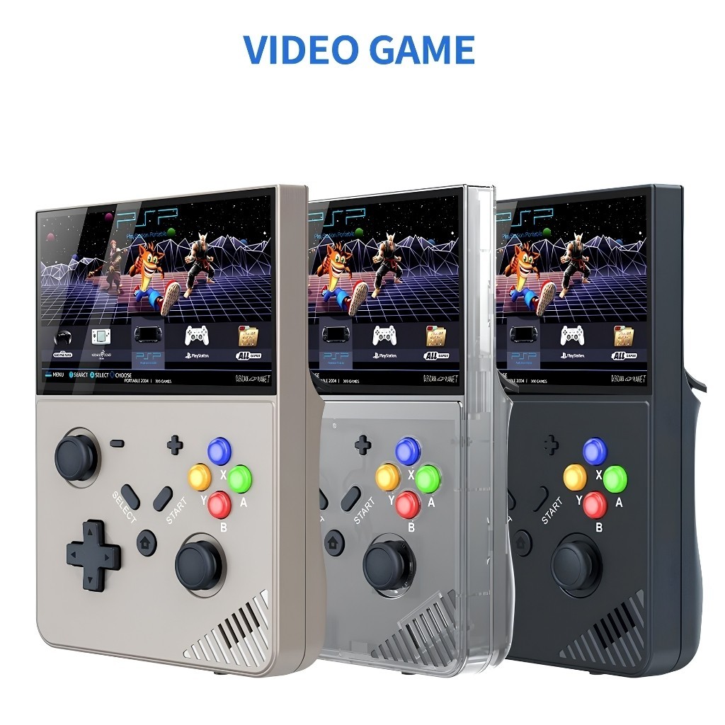 Console De Video game Portátil Retro R43-pro 4k Screen 64gb Suporta + De 20.000 Mil Jogos