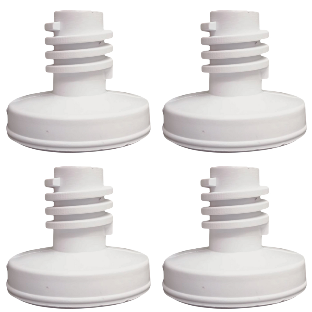 PÉ NIVELADOR COMPATÍVEL COM MÁQUINA LAVAR LAVADORA BRASTEMP BWL11AB CONSUL CWH12AB - 4UN em Oferta na Shopee