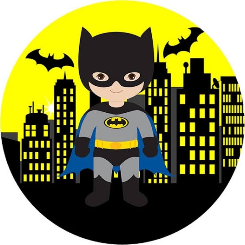 20 Adesivos Batman ou Batman Baby Cute