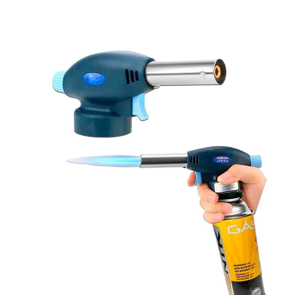 Maçarico Grande Profissional Com Controle De Chama Uso Geral