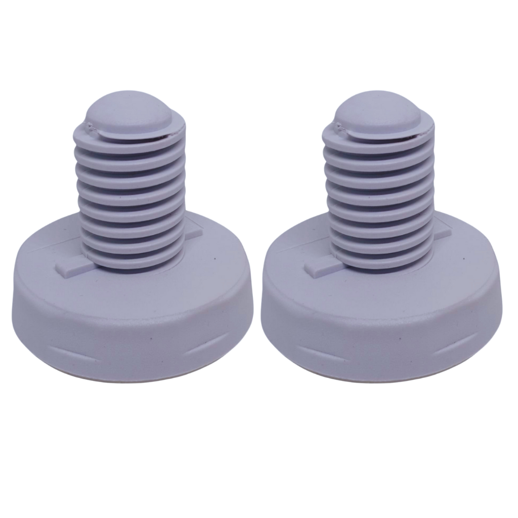 PÉ NIVELADOR MAQUINA LAVAR COMPATÍVEL LAVADORA ELECTROLUX LAC12 LAC09 LED15 LPR13 A99014001- 2UN