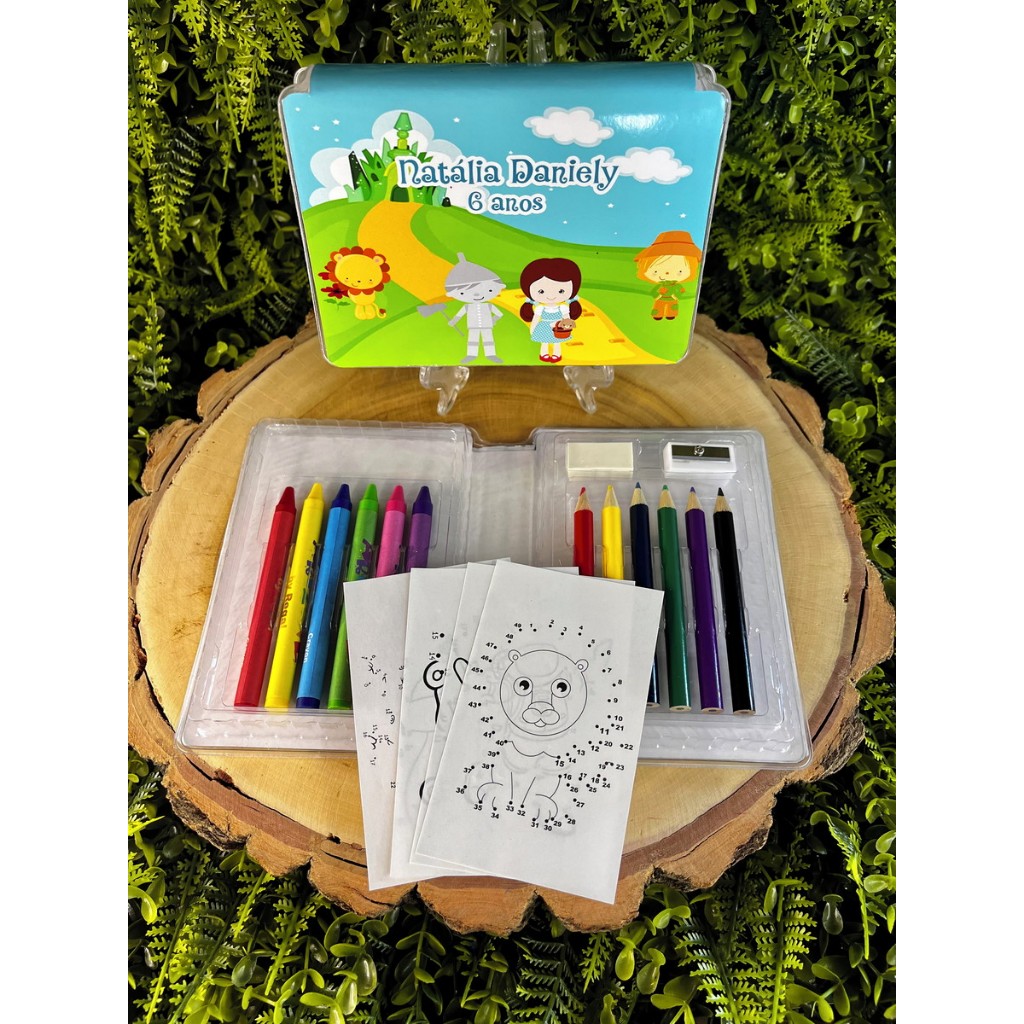 Estojo de Pintura 18 peças Personalizado (fazemos em qualquer tema) em Oferta na Shopee