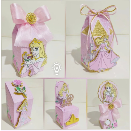Kit Princesa Aurora A Bela Adormecida Lembrancinha Personalizada Festa Envio em 24h (Envie nome e idade pelo chat)