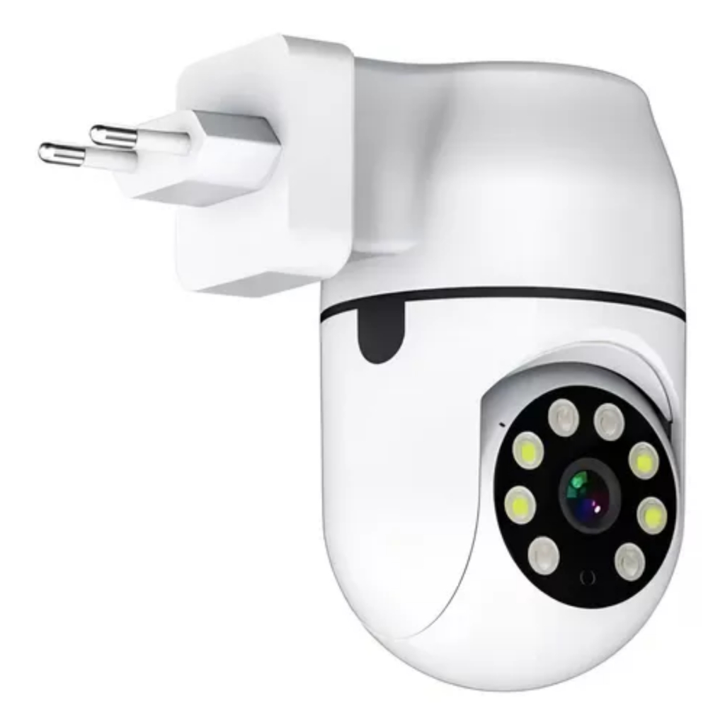 Câmera de Segurança Wi-Fi Full HD Visão Noturna na Tomada Jt-8178 Câmera Espiã Câmera Wifi Tomada