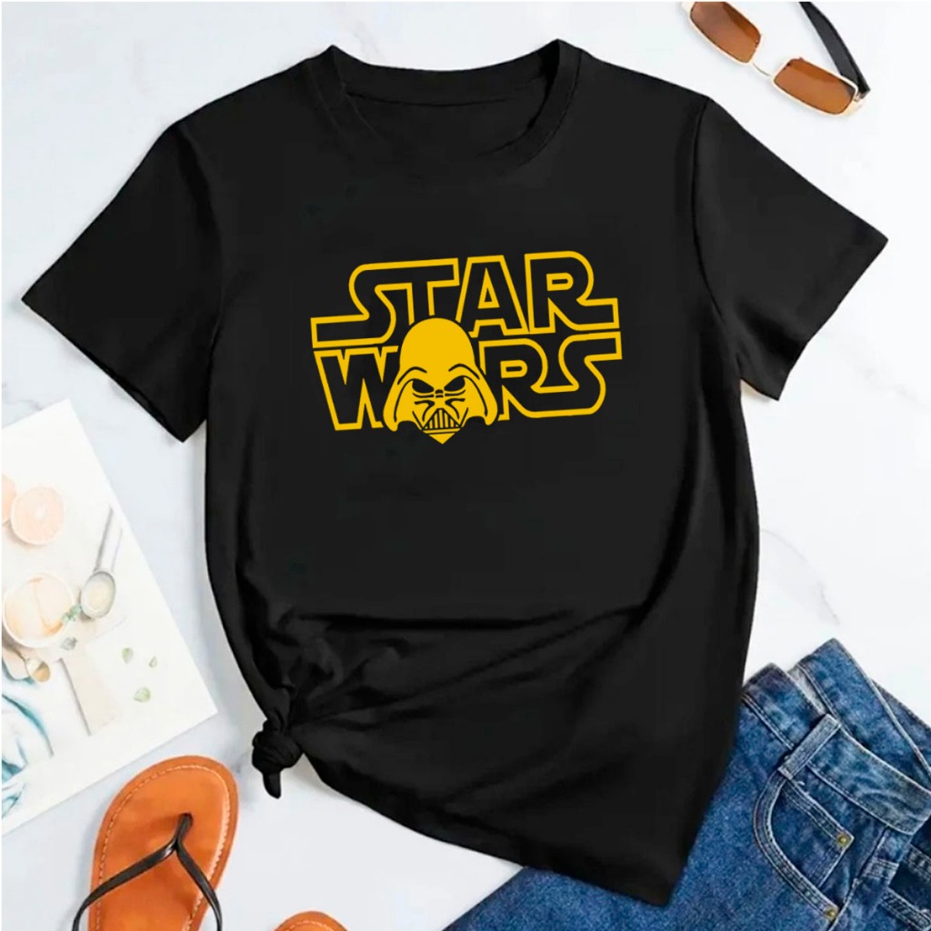 Camisa Slim Tradicional Basica Algodão Star Wars Darth Vader Sith Imperio Força Exclusivo