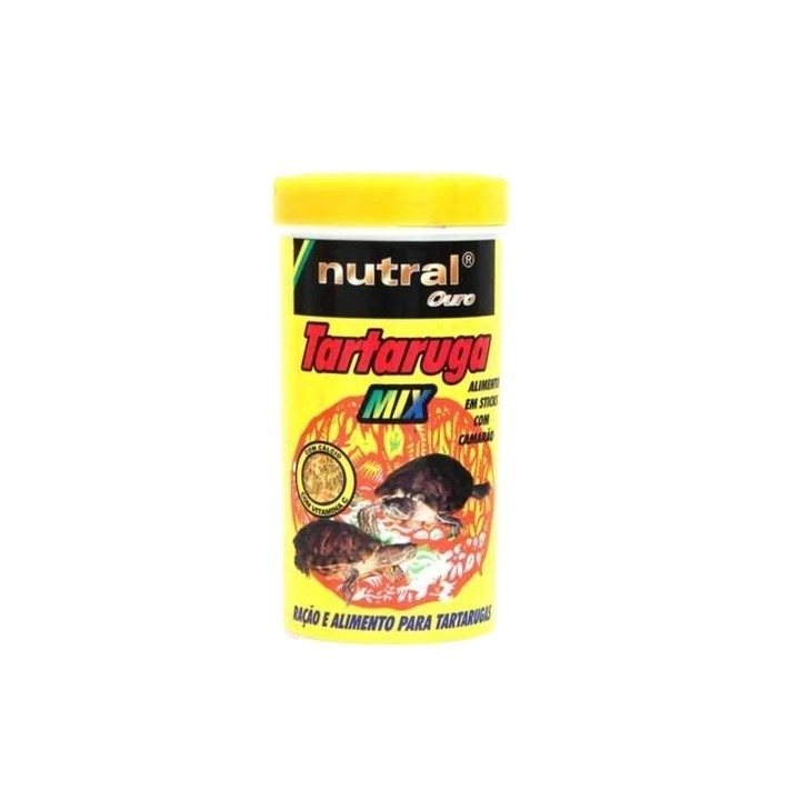 Ração Nutral Ouro Para Tartaruga Mix Camarão 25gr