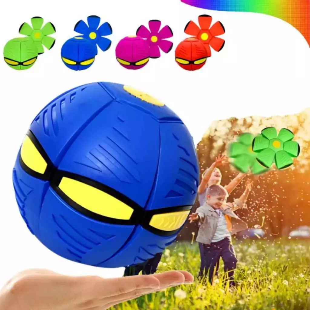 Bola Magica Voadora Maluca Disco Com Led Brinquedo