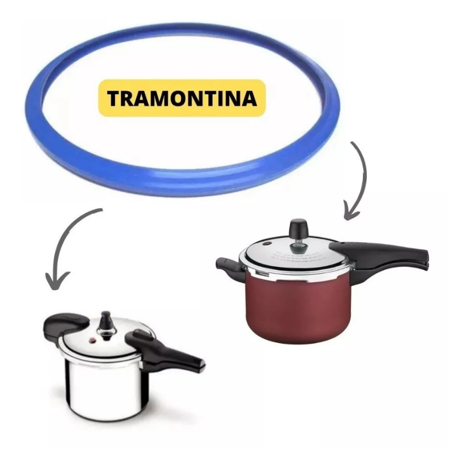 Borracha Panela De Pressão Tramontina Vancouver 4,5l em Oferta na Shopee
