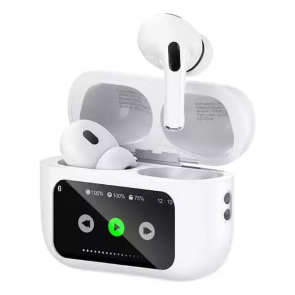 Fone de Ouvido Bluetooth Sem Fio Fone De Ouvido Bluetooth Tws Kaidi Knc4219 Tela Touch Digital Fone Sem Fio Bluetooth