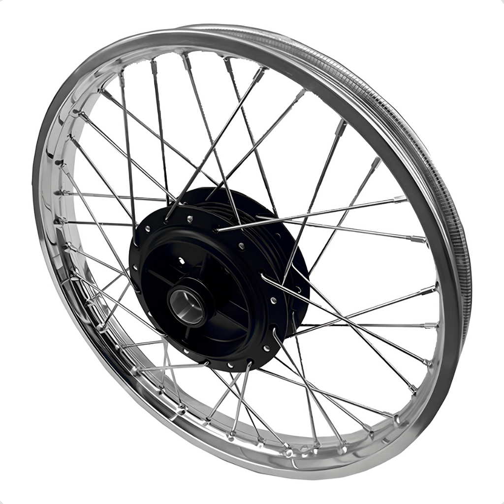 Roda Aro Calha Folha Jante Traseira Pro Tork Completa Montada Crypton 115 2010 Em Diante