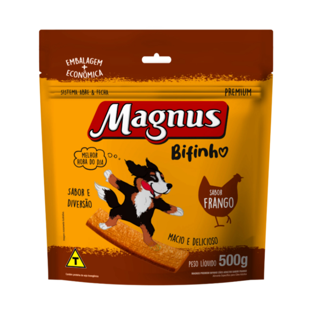 Magnus Bifinhos Tabletes Mastigáveis 500g para Cães Sabor Frango Adimax