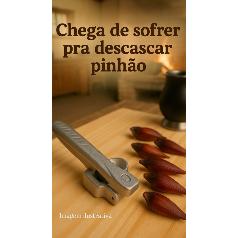Descascador de Pinhão(CHEGA DE SOFRER!!!)